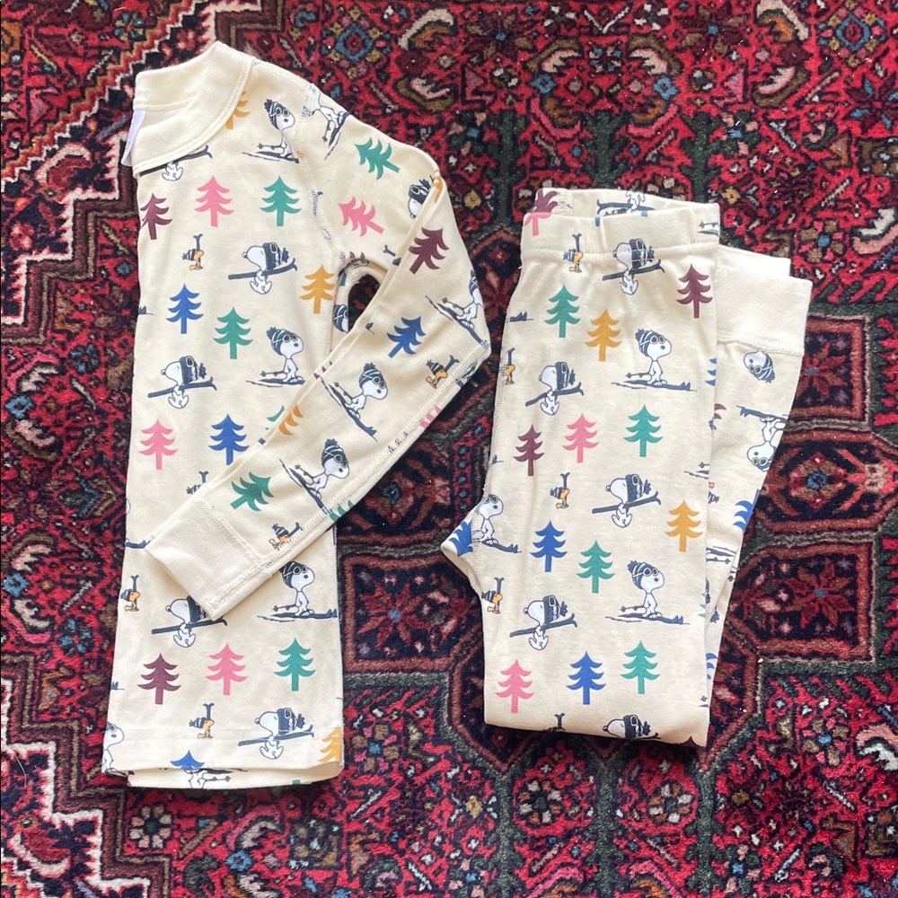 Hanna Andersson Peanuts Ski Pajama Set